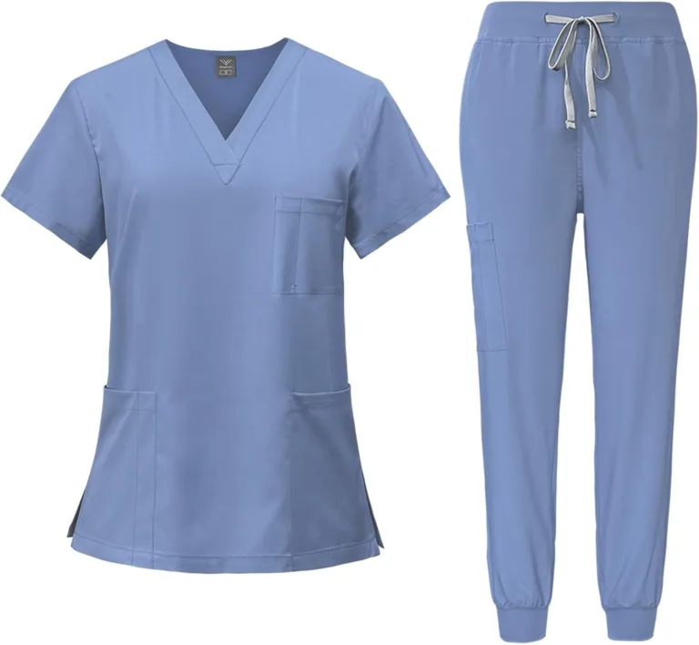 stretch v-neck scrub sets for women_best_review_1753511678